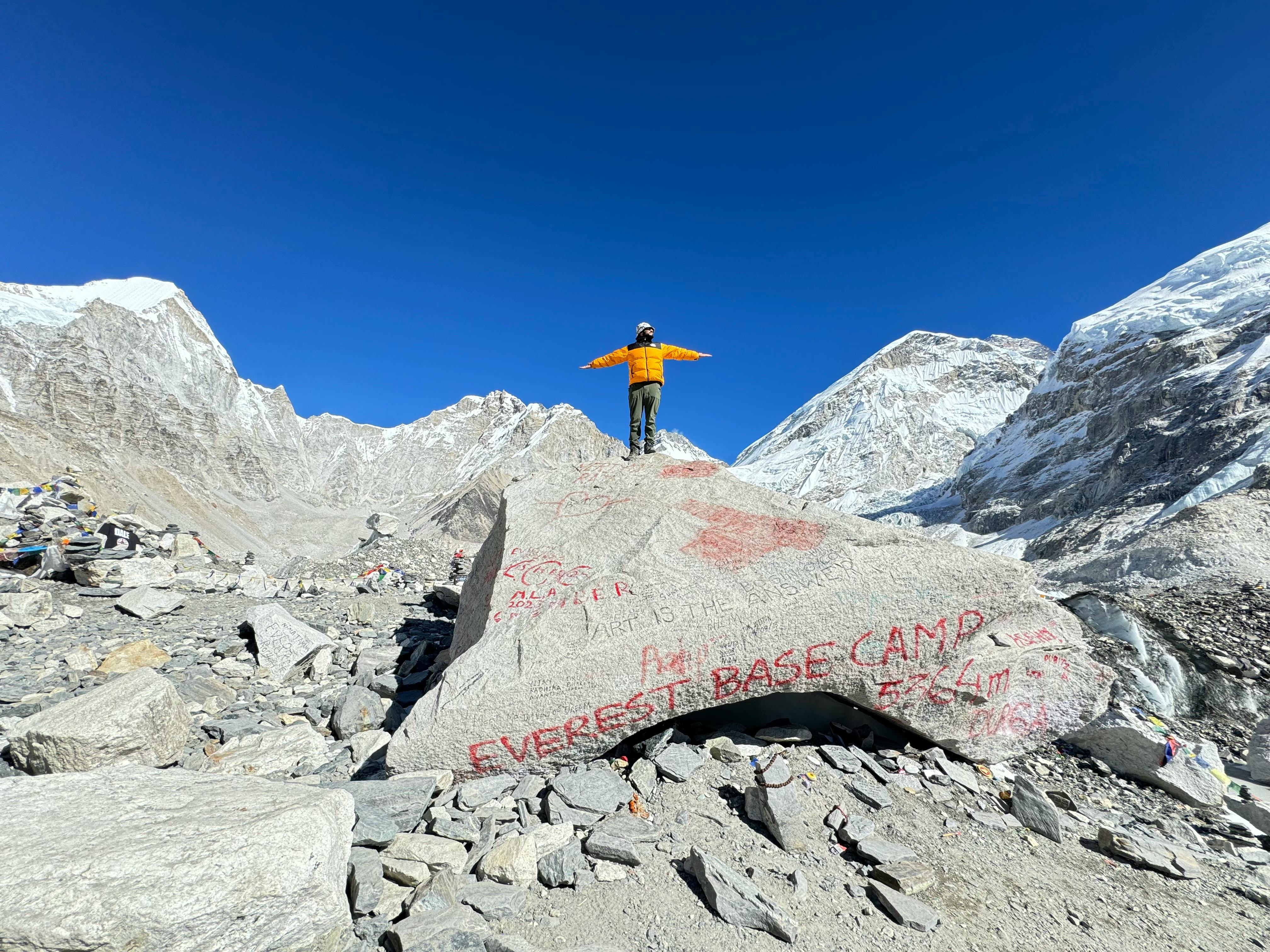 Everest base camp trek.